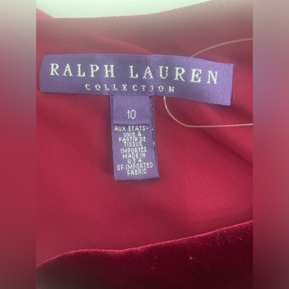 Ralph Lauren Collection Evening Gown Velvet Maxi Dress Runway 2011 One Shoulder - Picture 9 of 12